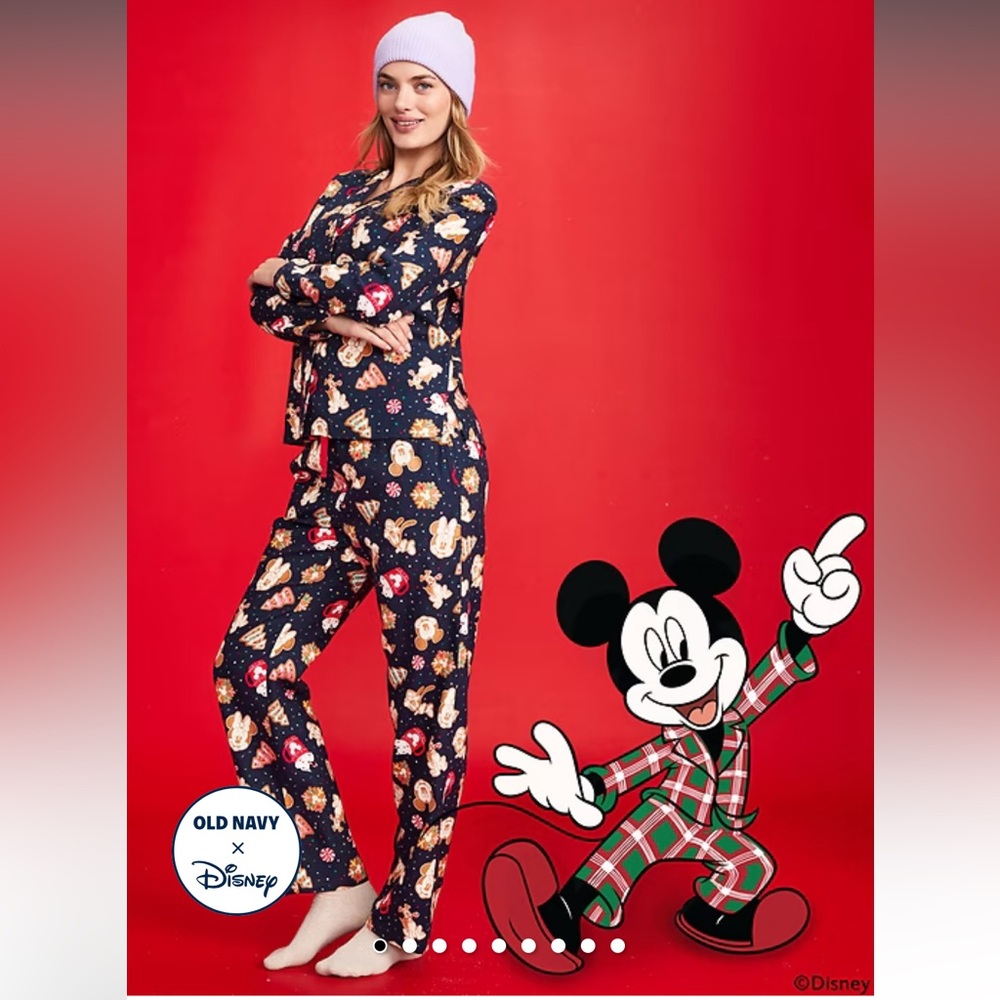 Old Navy x Disney Navy Mickey Mouse Pajama Set